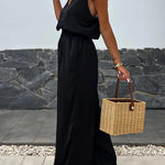 Sleeveless Pocket Bodysuit with Straps