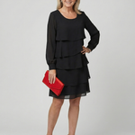 Kirax | Clean Layered Knee Length Dress