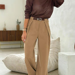 Margovil High Waist Tailored Wide Leg Trousers