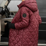 Hortensia | Elegant Quilted Down Jacket with Hood