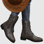Yamel | Comfortable Side-Zip Leather Boots