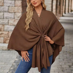 Yolanda | Elegant Poncho Sweater