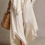 White Cami Lace Pant Set