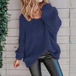 NIVA��� - Casual Long Sleeve Round Neck Sweater