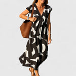 Judy | Sophisticated V-Neck Dress