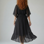 Elric | Light Drape Midi Dress