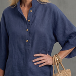 Amity | Button Front Relaxed Tunic Trouser Set