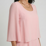 Della | Layered Flare Sleeve Knee Length Dress