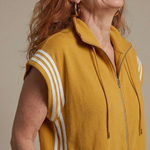 Lark™ | Zip Front Stripe Panel Jumpsuit