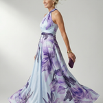 Amiel | Light Floral Maxi Dress