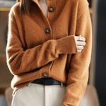 Claire | Retro-Style Cashmere Cardigan