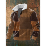 Ethan | Fleece-Lined Zip Turtleneck Sweater