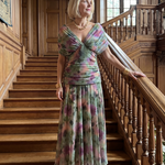 Calen | Off Shoulder Flow Midi Dress