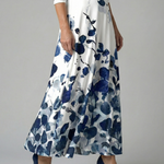 Celine | Cross Wrap Neck Midi Dress