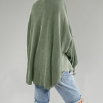 Nadorine Button Down Shirts Jacket Casual Waffle Knit Long Sleeve Oversized Tops
