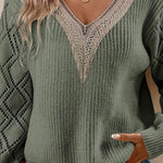 Loose casual pullover women's knitted sweater