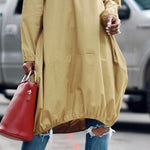 Long Sleeves Solid Color Round-Neck Midi Dresses