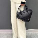 High Waisted Loose Solid Color Pants Trousers
