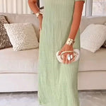 Georgia Clarke | Crochet Knit Maxi Dress For Women
