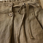Loose Elasticity Solid Color Shorts Bottoms