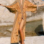 Kaftan Boho Long Cardigan Beach Dress