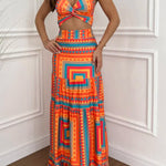 Two-Piece Maxi Dress Set