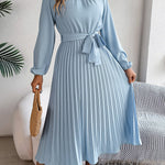 Lauren Ryan | Pleated Midi Dress For Women