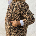 Quilted Leopard-print Jacket
