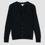 Long Sleeve Choker Top Lightweight Vee Cardigan Sweater