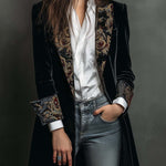 Octavia | Baroque-Trim Tailored Blazer