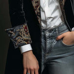 Octavia | Baroque-Trim Tailored Blazer