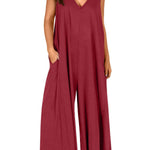 Fresh Casual Women's Pocket Jumpsuit Thin Women's Jumpsuit