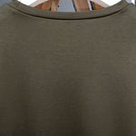 Casual Loose Solid Color Round-Neck Sweatshirt Top