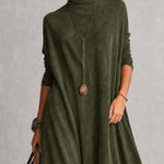 Milly | Lace-Hem Suede Maxi Dress