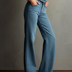 Vintage High-Waisted Wide-Leg Denim Pants