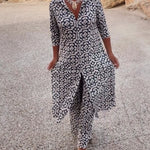 Claudia | Button-front set