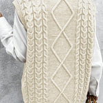 Oversized Vest Knit Sweaters Tank Pullover Fall Outfit
