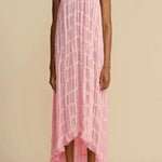 Versatility and Vintage Charm Pleated Drawstring Waist Tiered Maxi Skirt