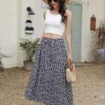 Nadorine Long Women's Elegant Maxi Skirt with Pockets (DE Only)