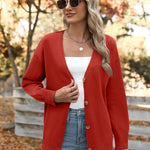 Nadorine Women's Oversized Button Sweaters Open Front Cardigans