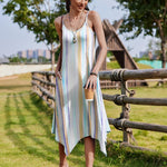 Nadorine Women Midi Dress Bohemian Beach Cover Up Dress