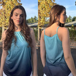 Zeagoo Womens Halter Neck Tank Tops Sleeveless Pleated Tops