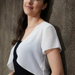 Nadorine Bolero Chiffon Festive Short Sleeve Bolero Jacket (DE Only)