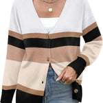 Nadorine Women's Oversized Button Sweaters Open Front Cardigans