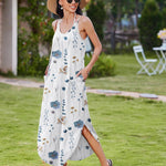 Zeagoo Women's Summer Maxi Dress Casual Sleeveless Sundress