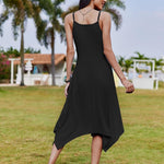 Nadorine Women Midi Dress Bohemian Beach Cover Up Dress