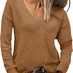 Nadorine Women's Knitted Jumper Elegant Pullover (DE Only)