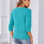 Nadorine 3/4 Sleeve Cropped Cardigan Crochet Shrug