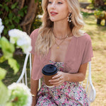 Nadorine Bolero Chiffon Festive Short Sleeve Bolero Jacket (DE Only)