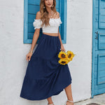 Nadorine Rock Damen Elegant Hohe Taille Skirt (DE Only)